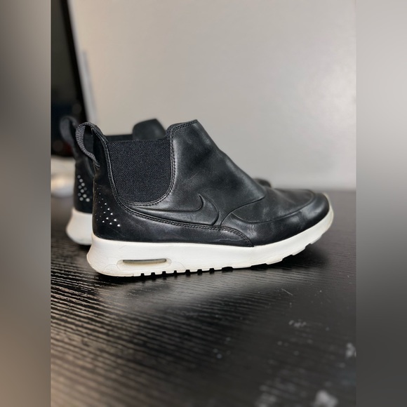 Nike W Air Max Thea Mid Black Sail Leather Casual Boot 859550-001 women sz 10 - Picture 7 of 9